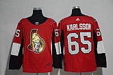Senators 65 Erik Karlsson Red Glittery Edition Adidas Jersey,baseball caps,new era cap wholesale,wholesale hats